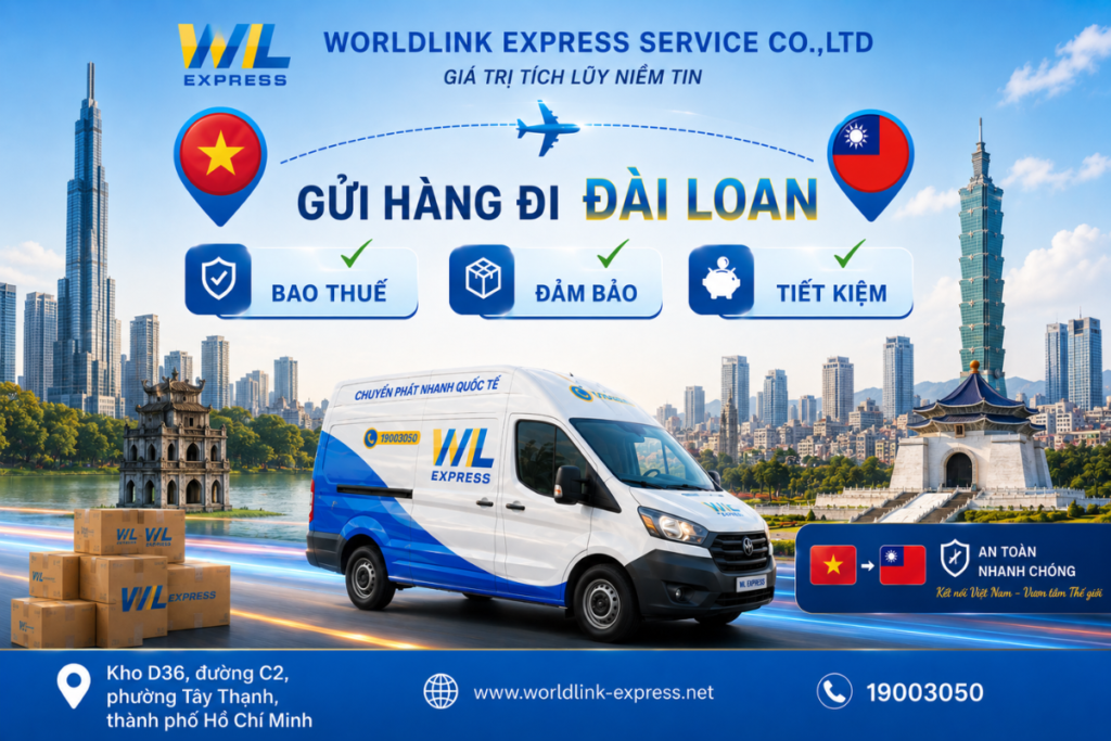 Gửi hàng đi Đài Loan